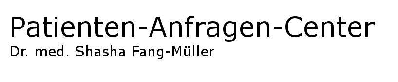 Dr. med. Shasha Fang-Müller